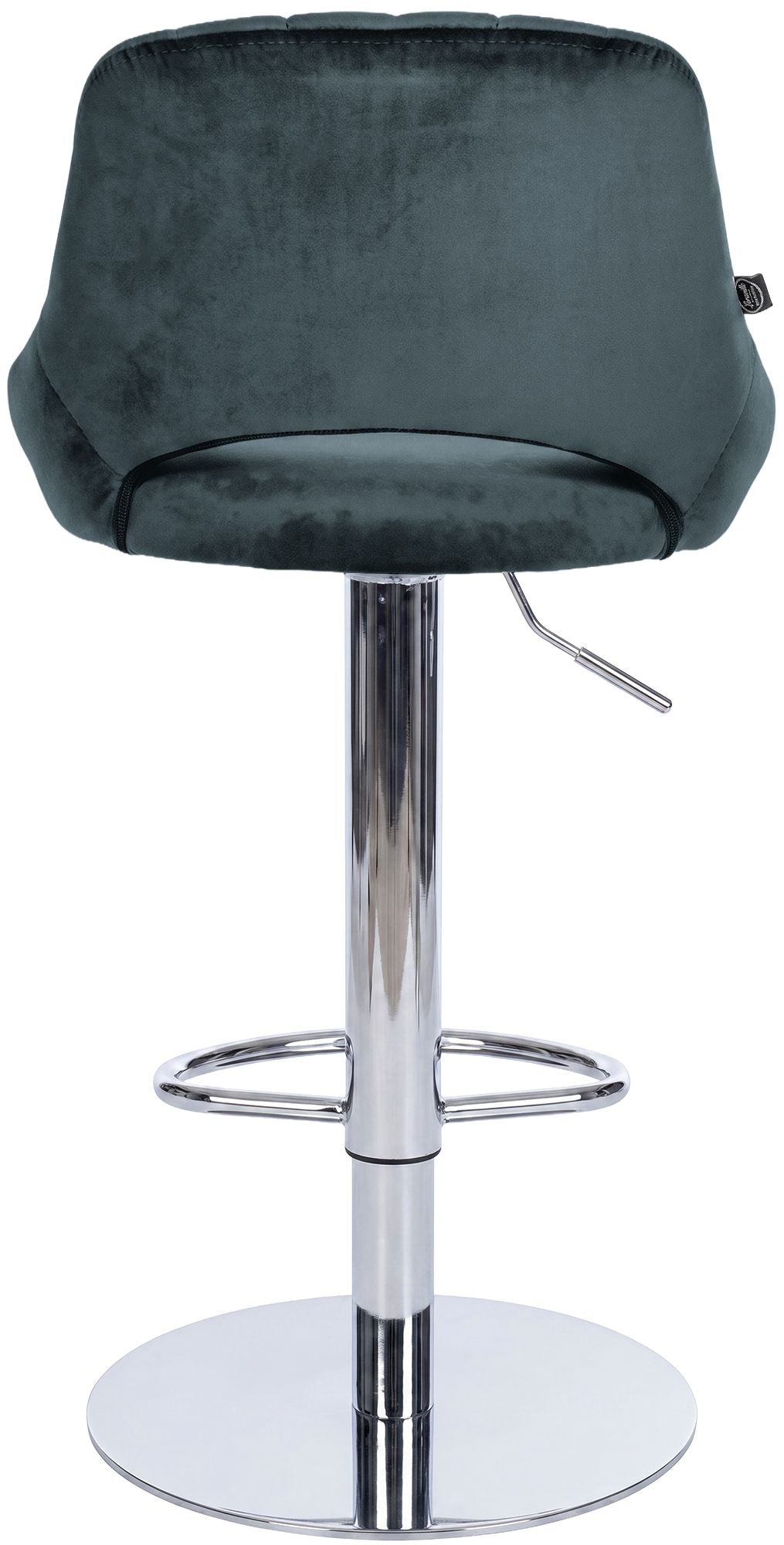 2er Set Barhocker HD Milet C Samt dunkelgrau
