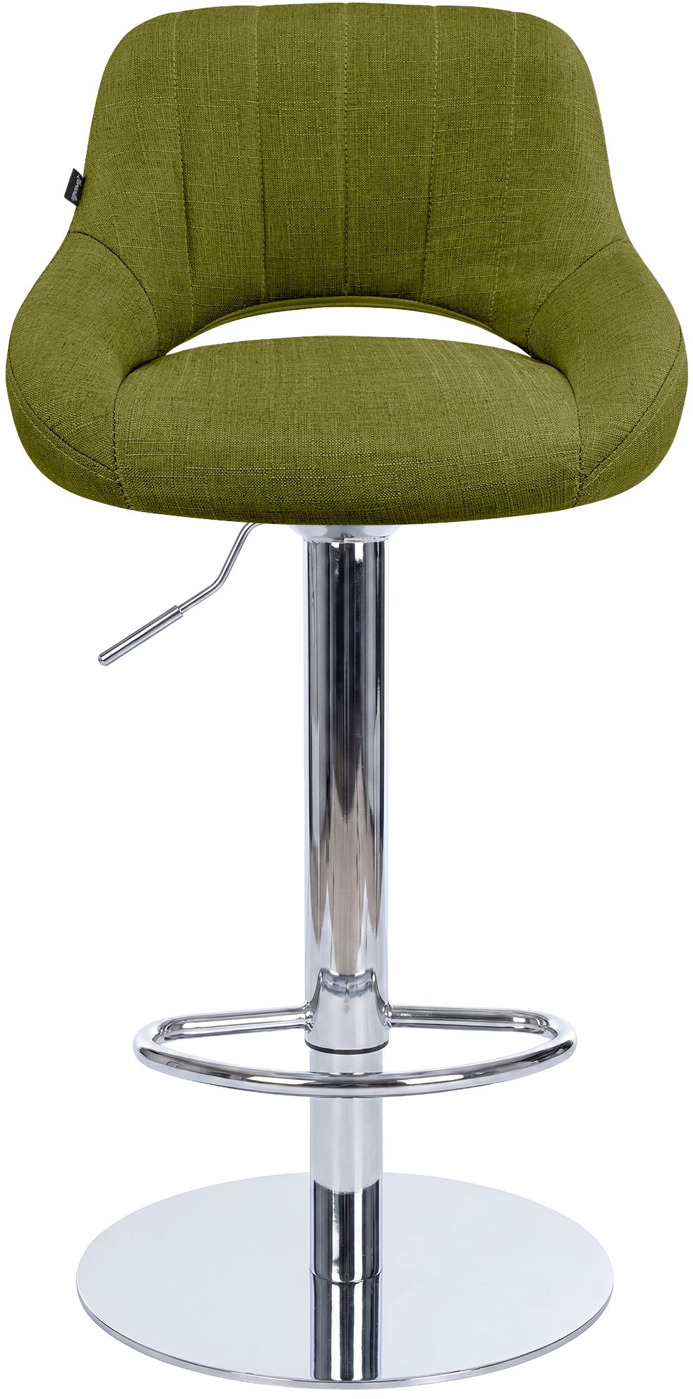 2er Set Barhocker HD Milet C Stoff grün