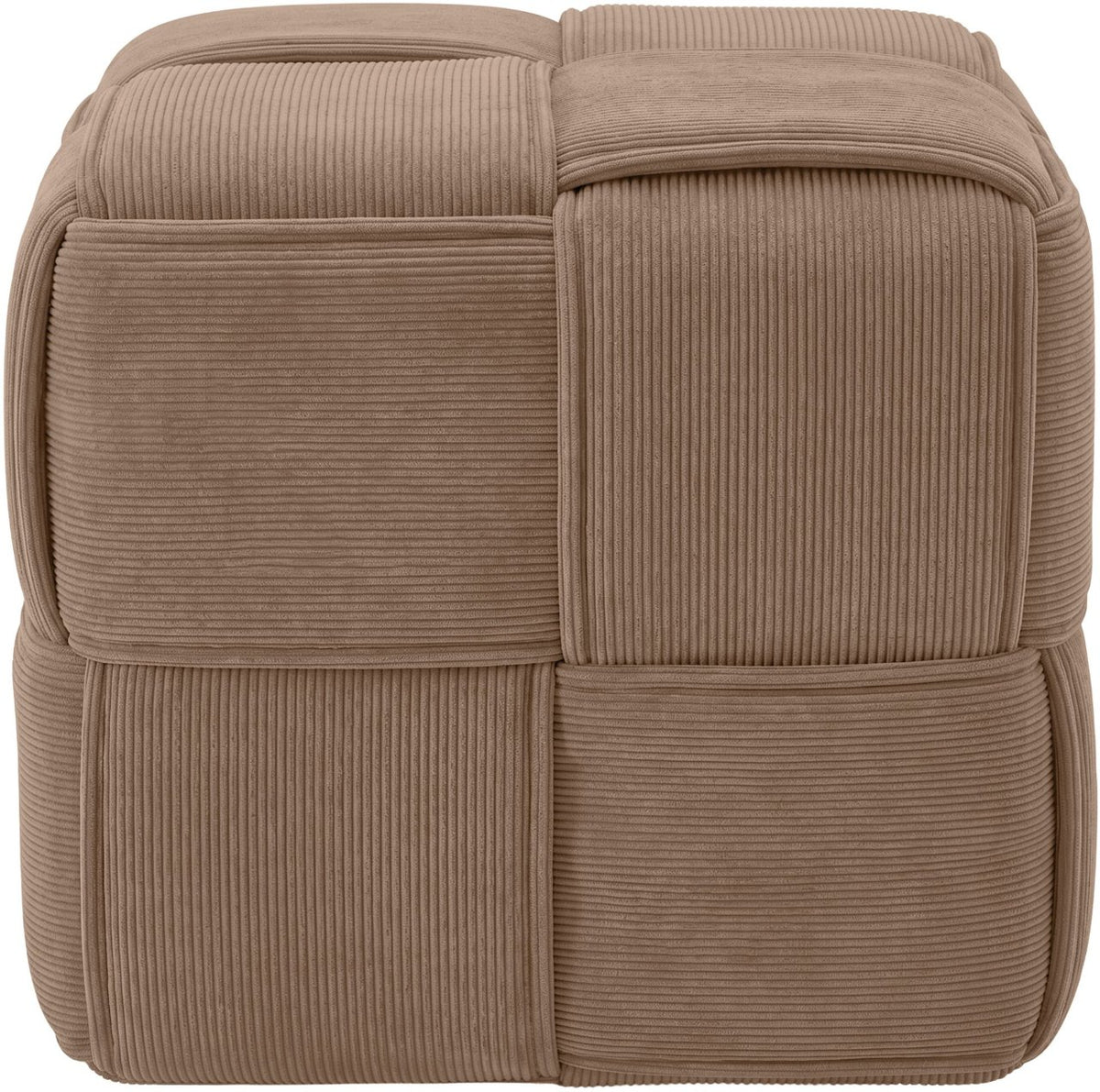 Poef Forinta Cord taupe taupe
