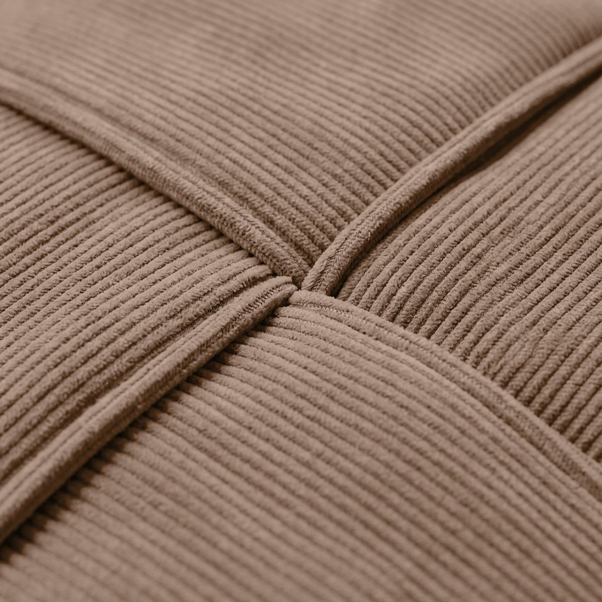 Poef Forinta Cord taupe taupe