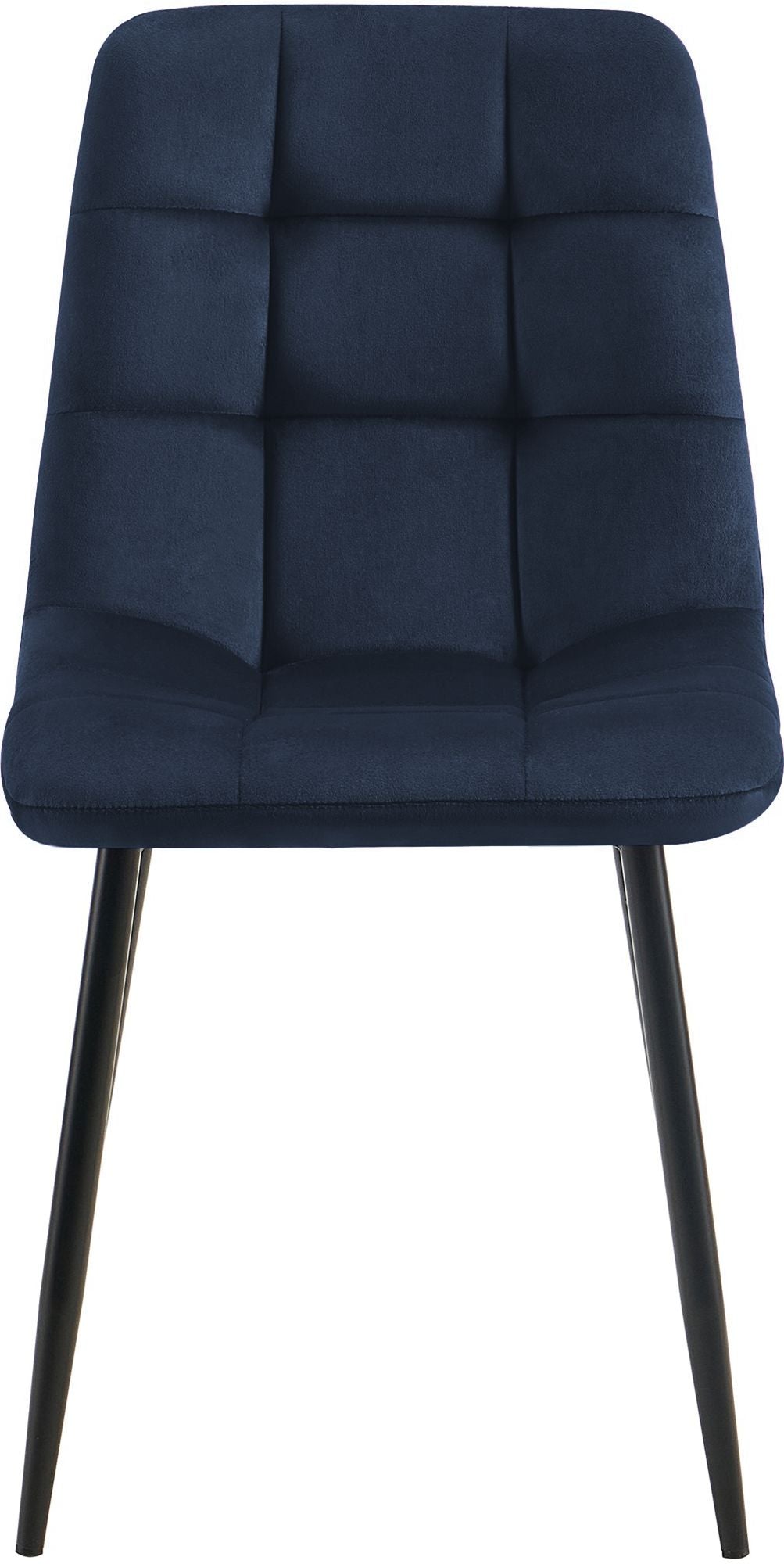 4er Set Esszimmerstuhl Tilde Samt blau