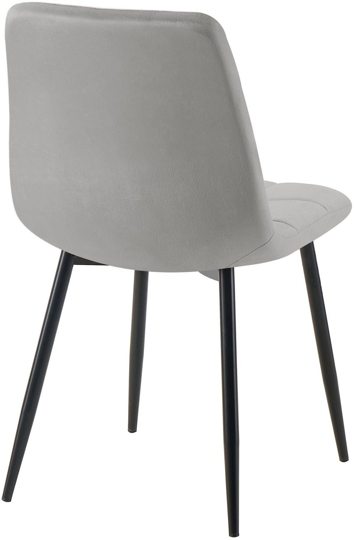 2er Set Esszimmerstuhl Tilde Samt grau