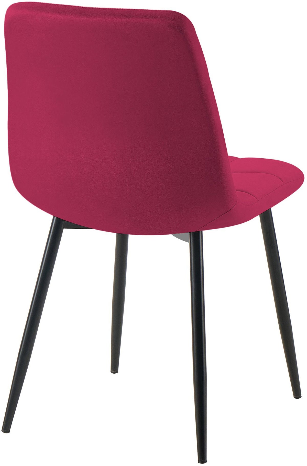 4er Set Esszimmerstuhl Tilde Samt rot