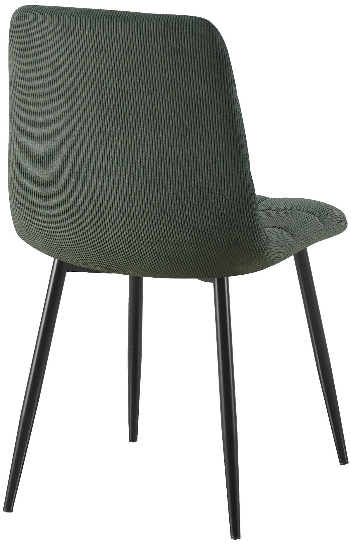 2er Set Esszimmerstuhl Tilde Cord grün