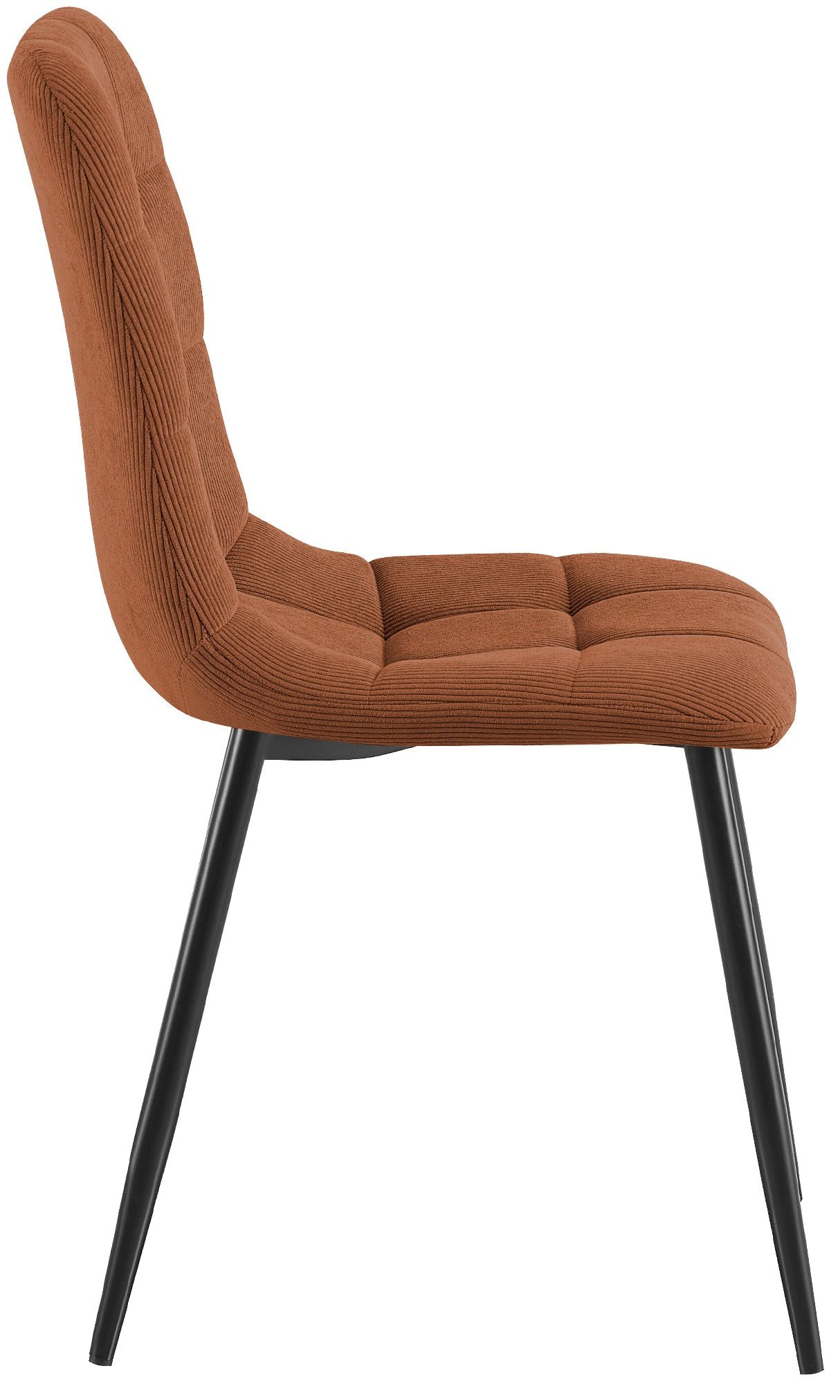 4er Set Esszimmerstuhl Tilde Cord orange