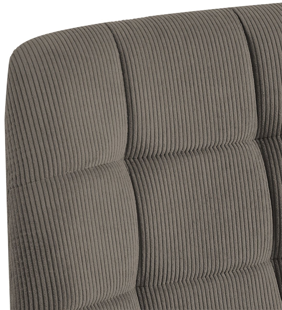 2er Set Esszimmerstuhl Tilde Cord taupe