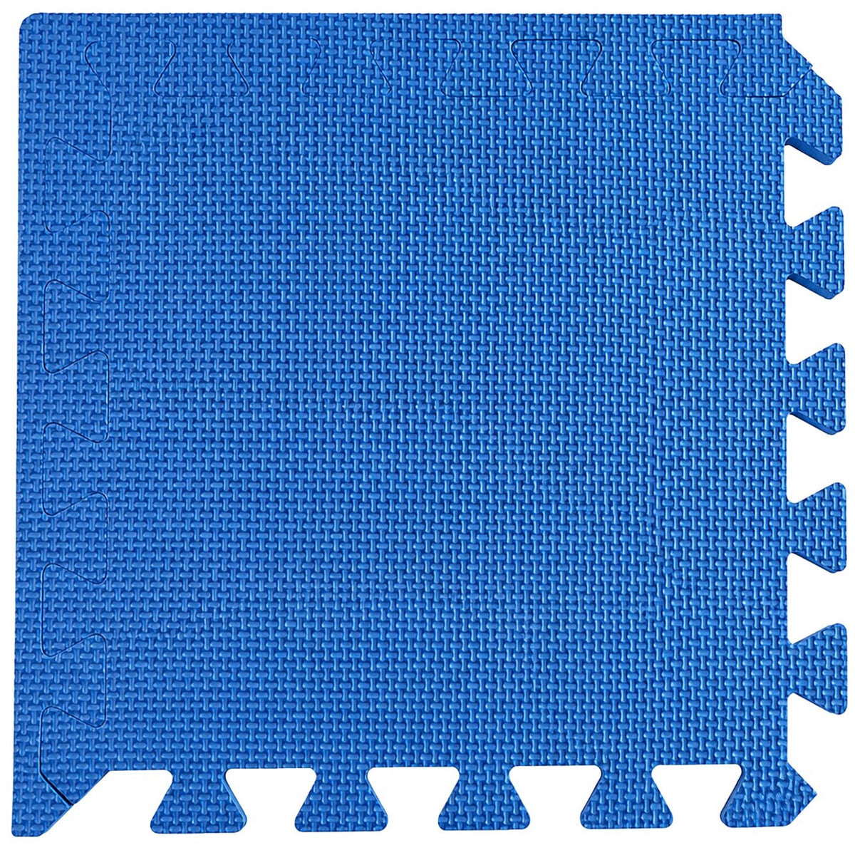 Fitness mat 30x30 cm blauw,18-delige set blau