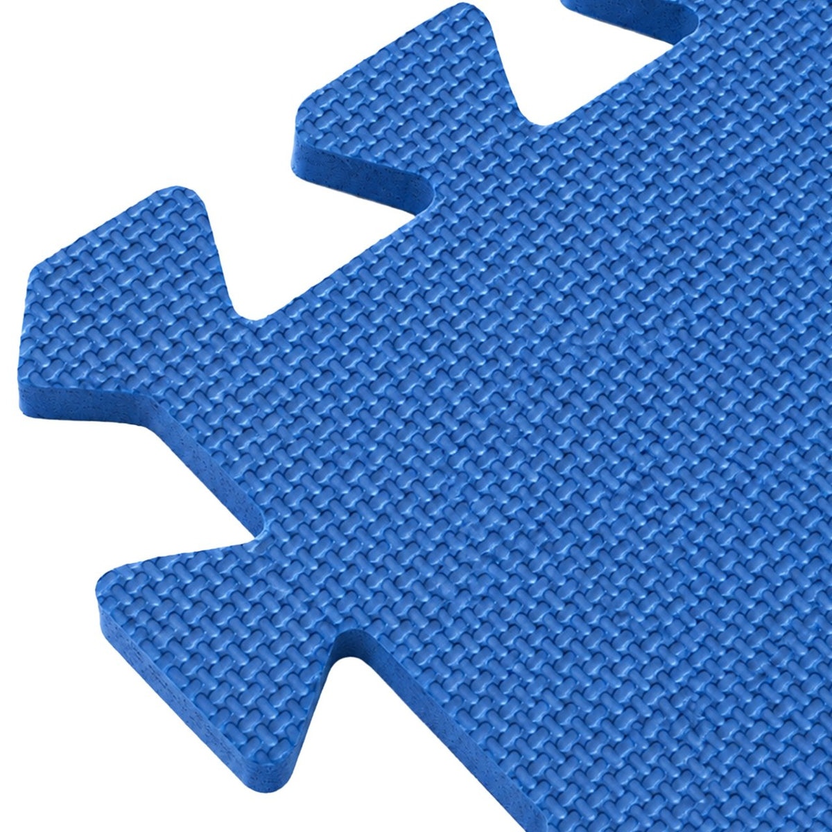 Fitness mat 30x30 cm blauw,18-delige set blau