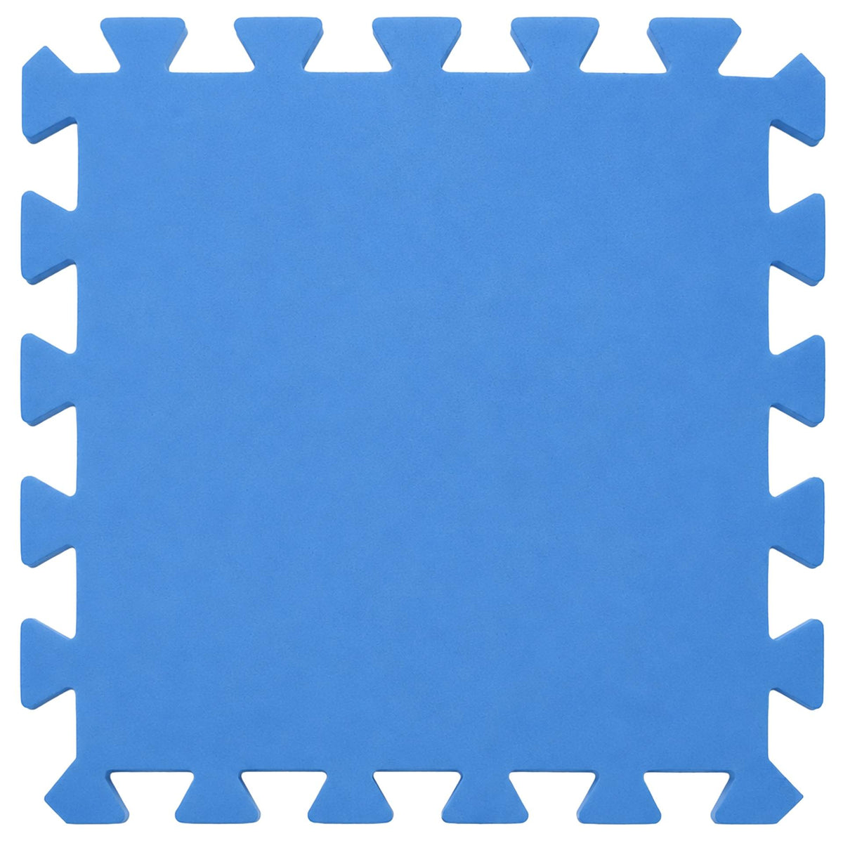 Fitness mat 30x30 cm blauw,18-delige set blau