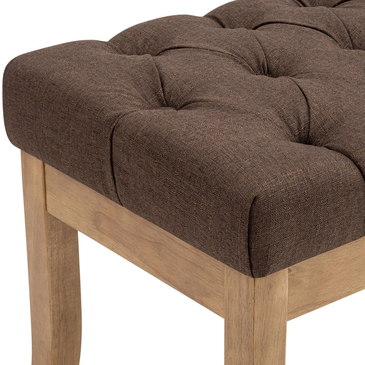 Sitzbank Ramses Stoff antik-hell 100 braun