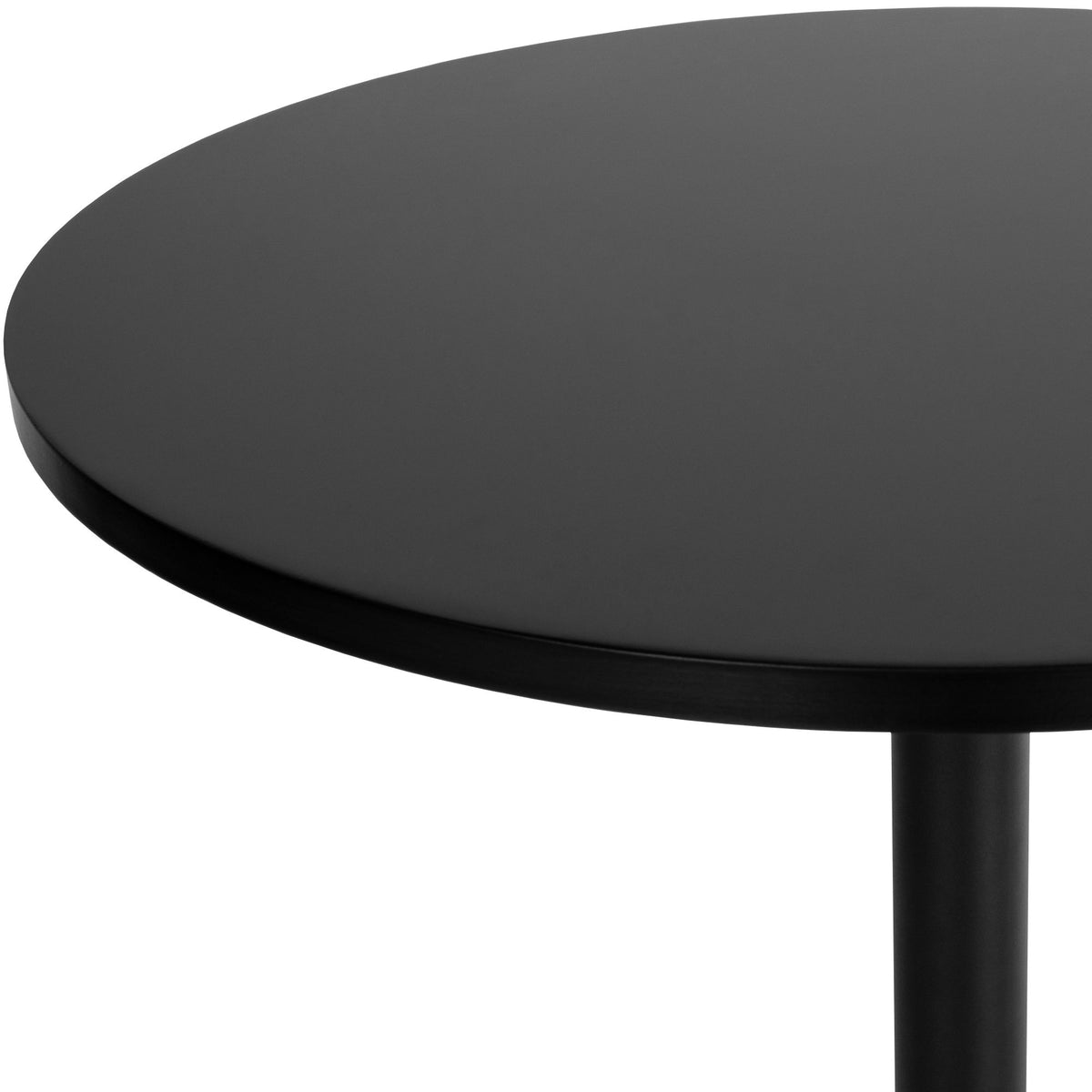 2er Bartisch Set Navo Kunstleder schwarz