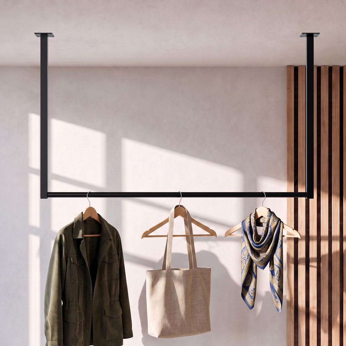Kledingstang Fenton 100x60 cm schwarz
