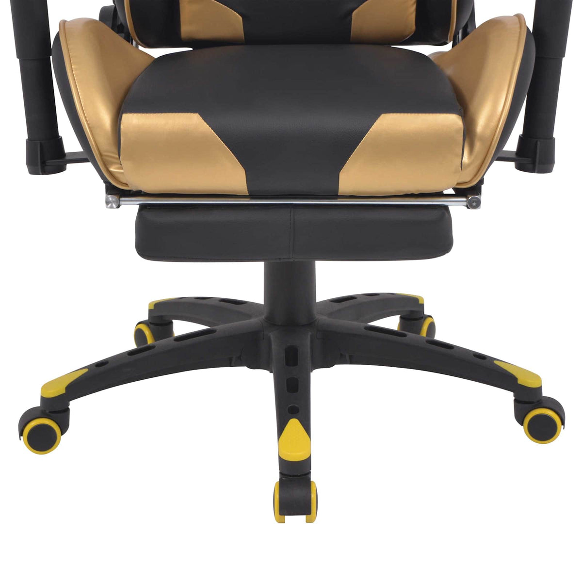 vidaXL Gaming Stoel Goud 70 x 71 x 136 cm Kunstleer