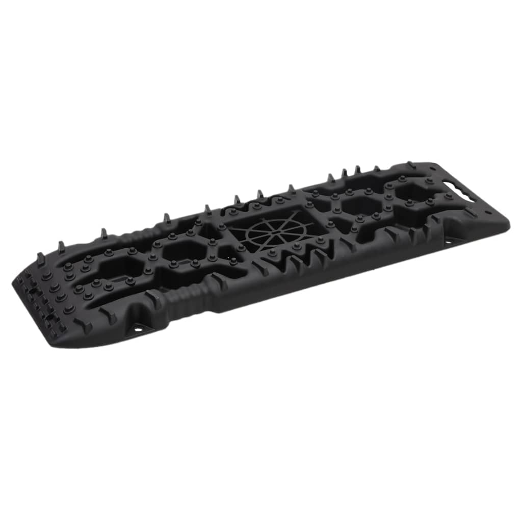 vidaXL Gripplaten 2 st 107x31x7 cm nylon zwart - Aashly