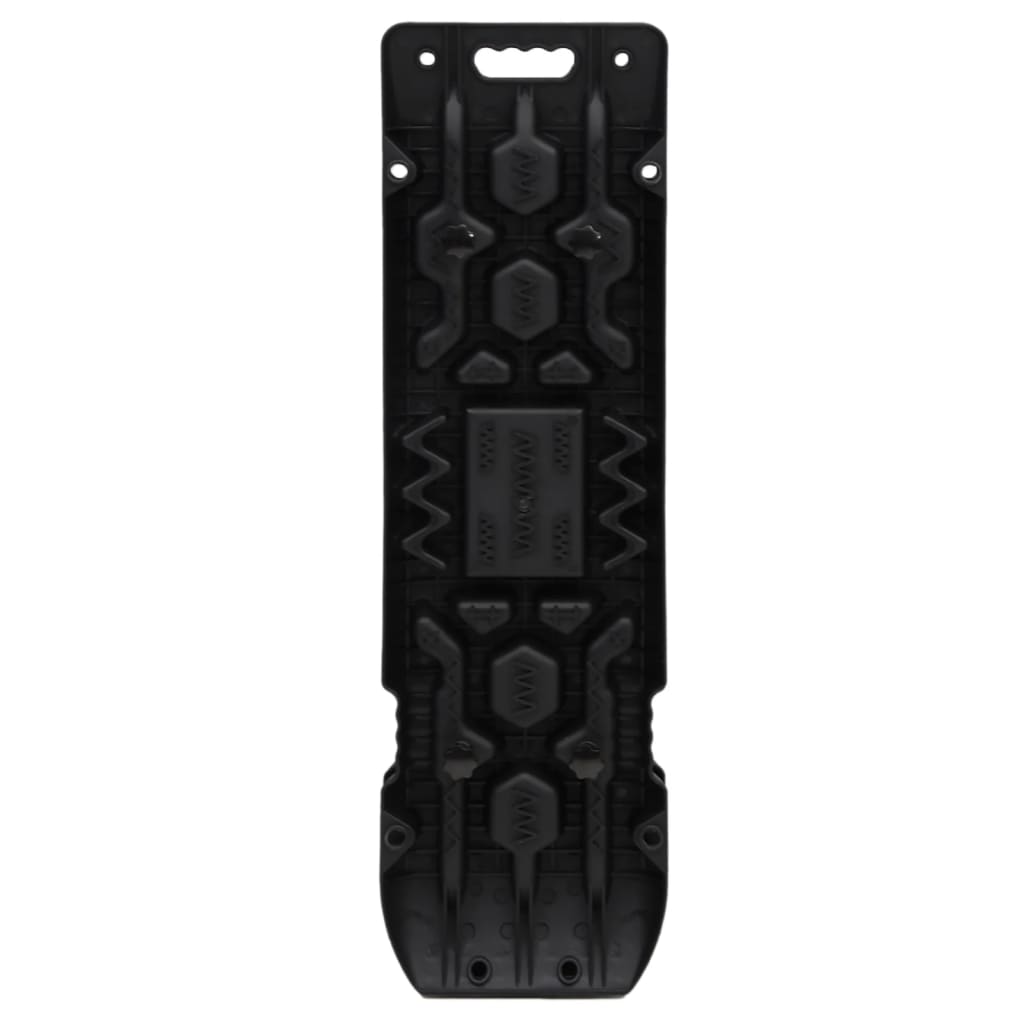 vidaXL Gripplaten 2 st 107x31x7 cm nylon zwart - Aashly