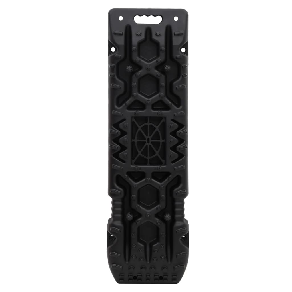 vidaXL Gripplaten 2 st 107x31x7 cm nylon zwart - Aashly