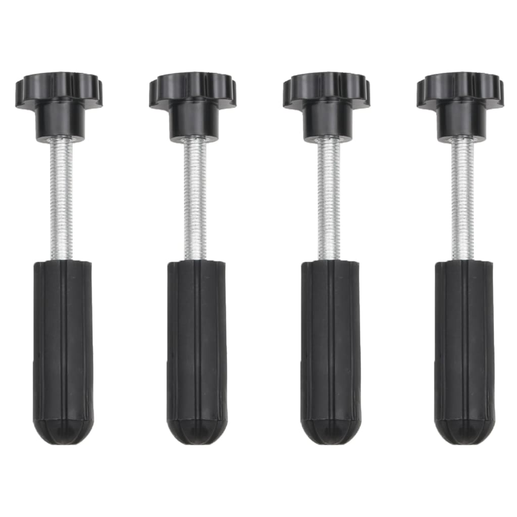 vidaXL Gripplaten 2 st 107x31x7 cm nylon zwart - Aashly