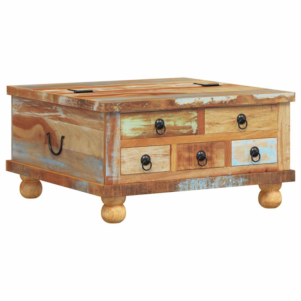 vidaXL Salontafel 70x70x38 cm gerecycled hout - Aashly