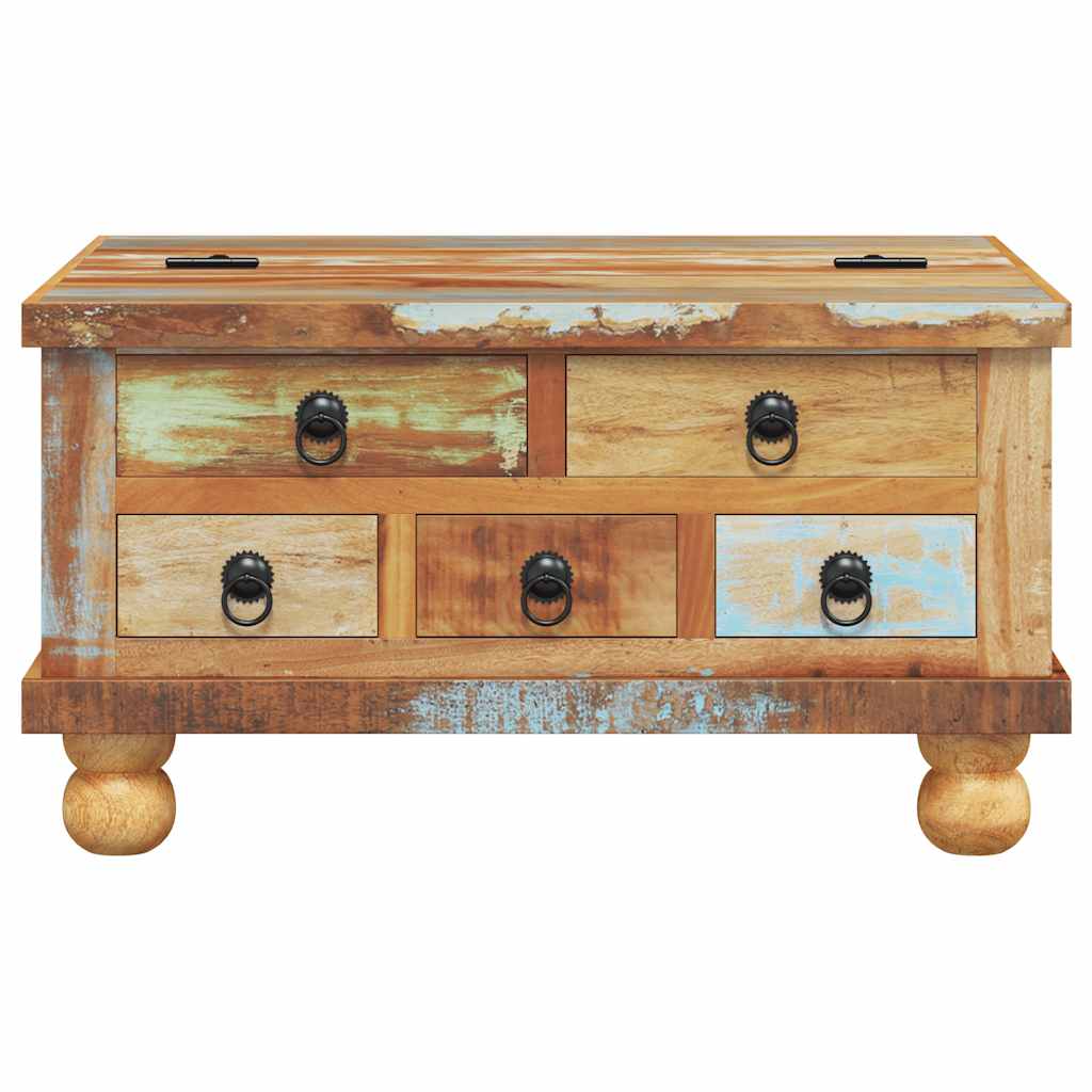 vidaXL Salontafel 70x70x38 cm gerecycled hout - Aashly
