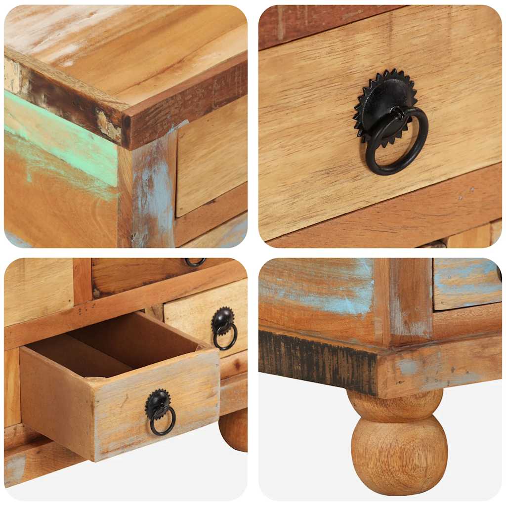 vidaXL Salontafel 70x70x38 cm gerecycled hout - Aashly