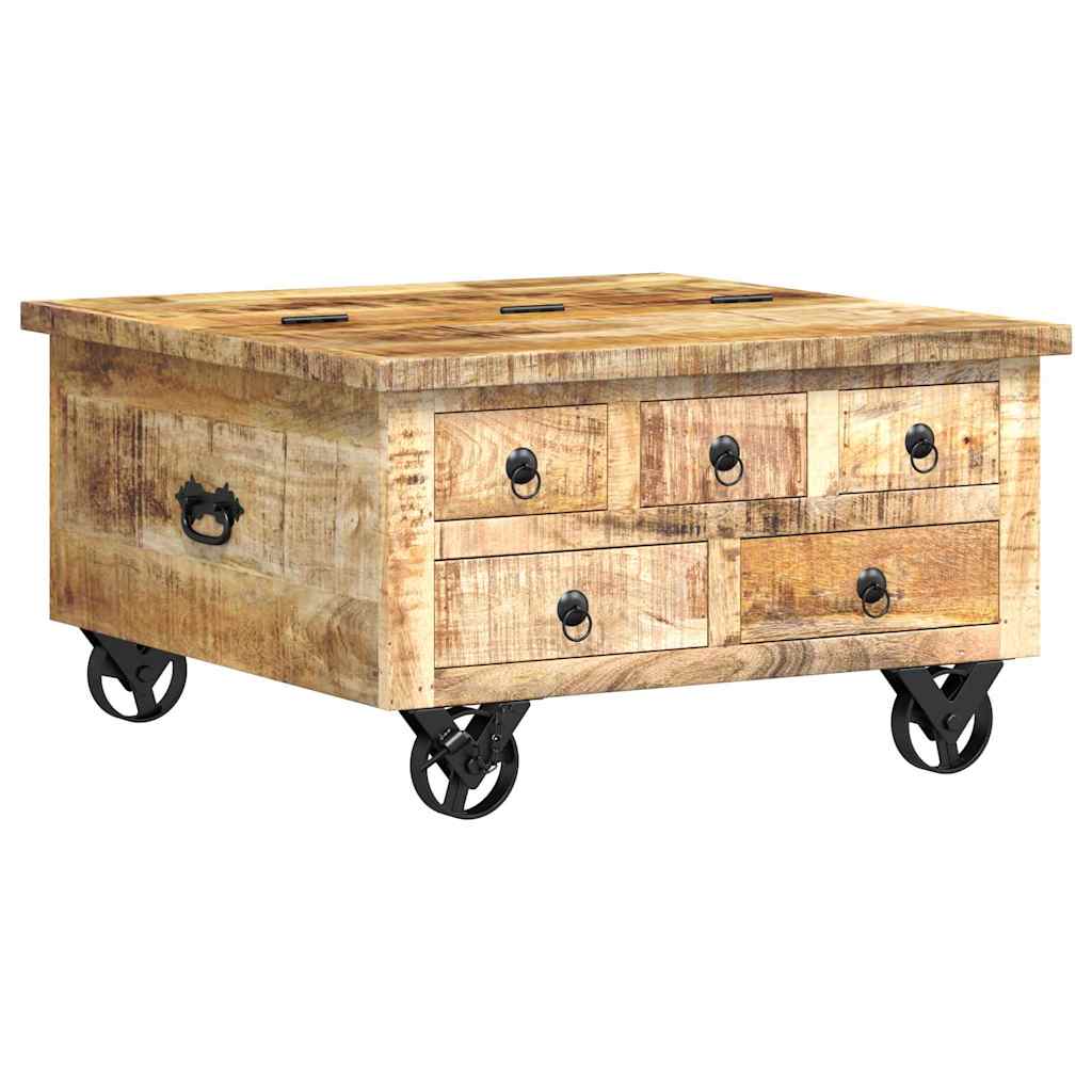vidaXL Salontafel 70x70x38 cm gerecycled hout - Aashly