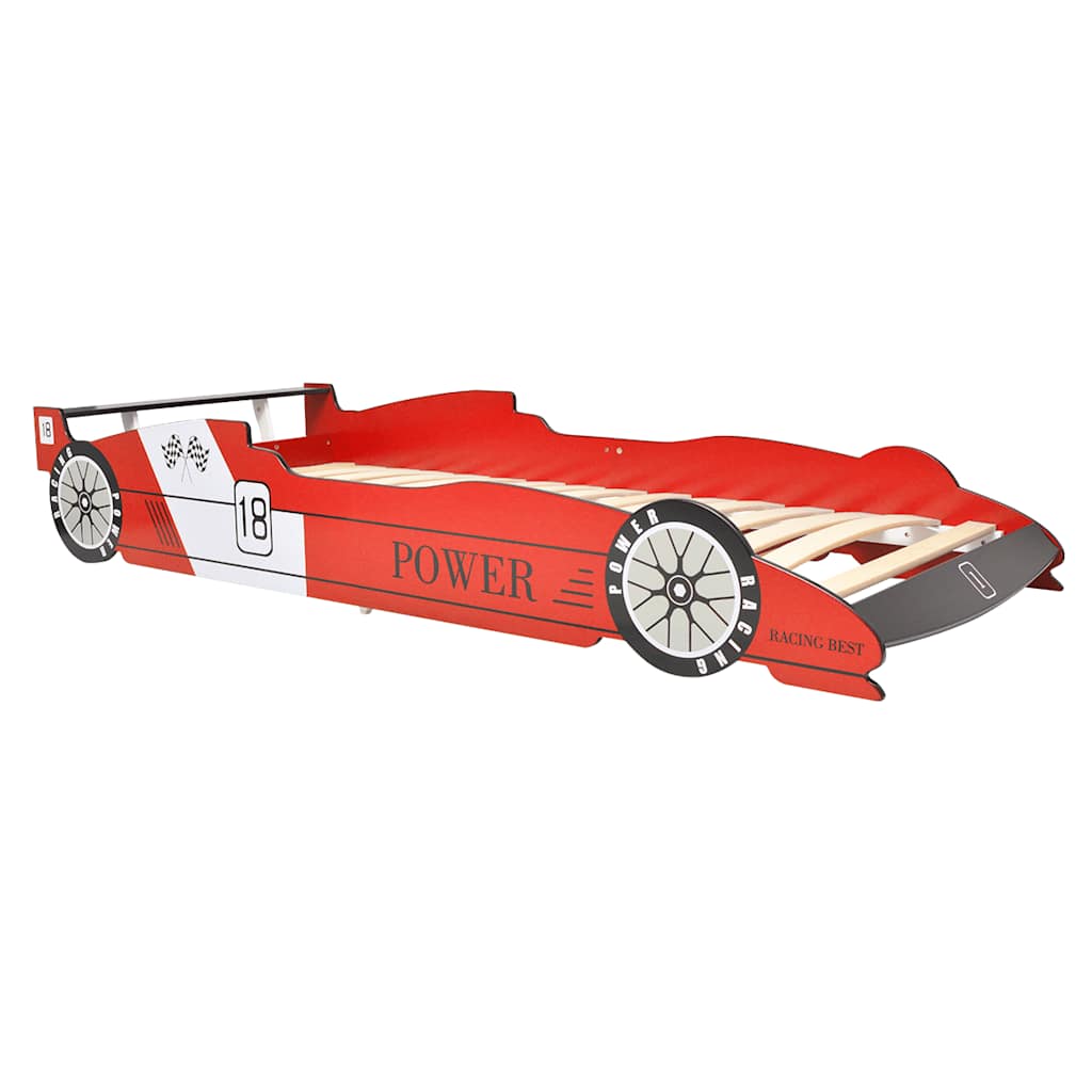 vidaXL Kinderbed raceauto rood 90x200 cm - Aashly