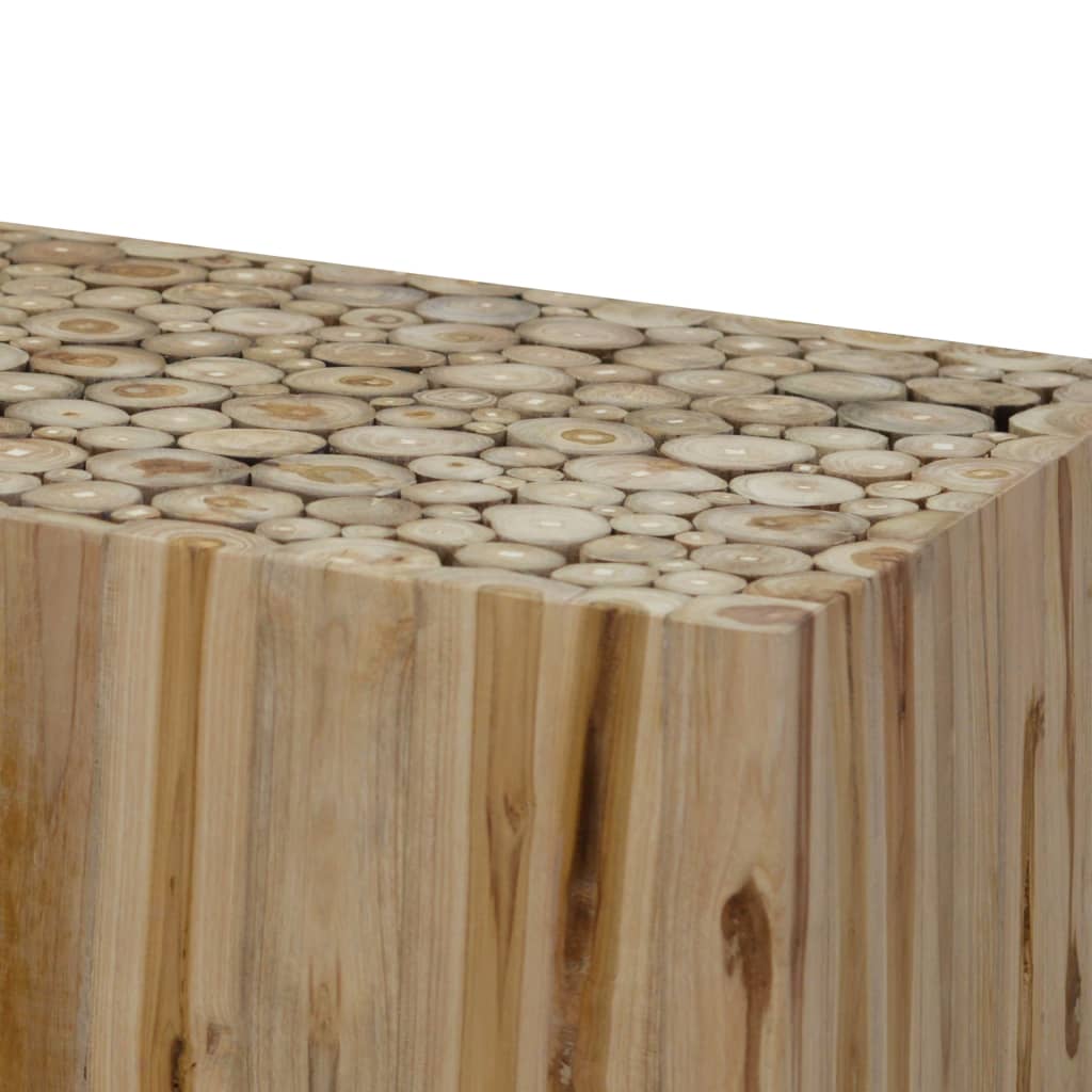vidaXL Salontafel 90x50x30 cm echt teakhout - Aashly