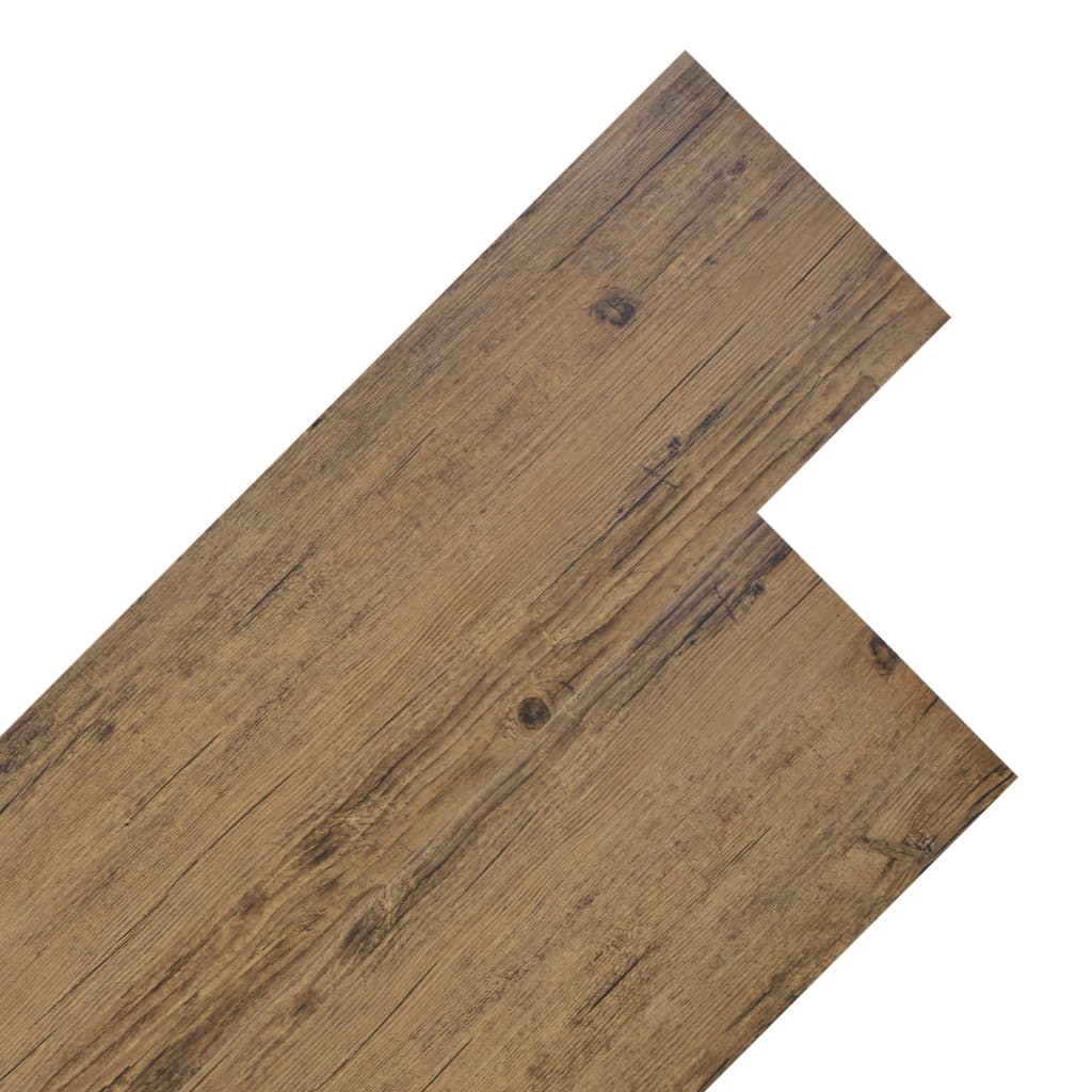 vidaXL Floor Planks Non-Self-Adhesive 5.26 m² 2 mm PVC Dark Grey