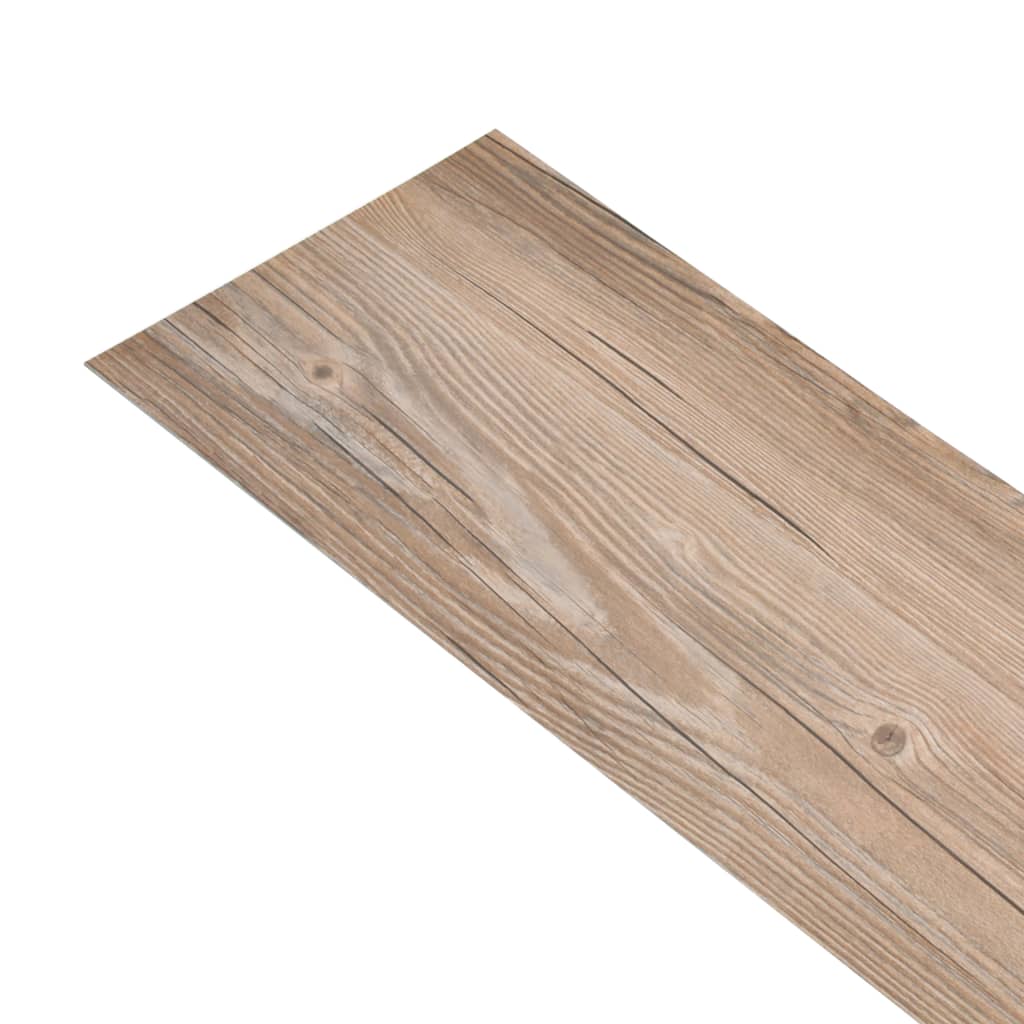 vidaXL Floor Planks Non-Self-Adhesive 5.26 m² 2 mm PVC Dark Grey