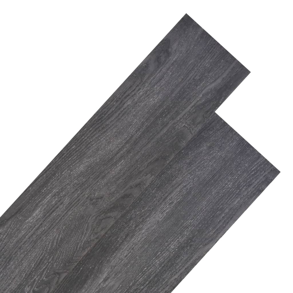 vidaXL Floor Planks Non-Self-Adhesive 5.26 m² 2 mm PVC Dark Grey