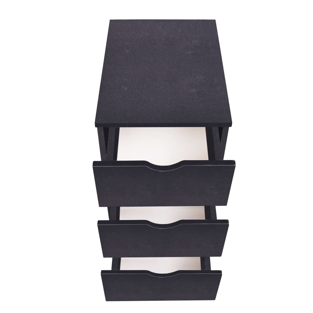 vidaXL Ladekast 33x45x60 cm zwart - Aashly