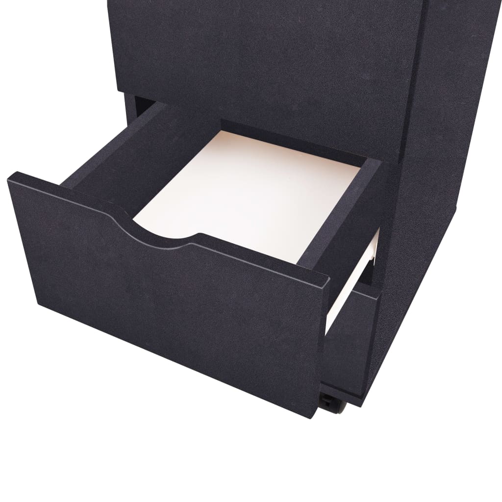 vidaXL Ladekast 33x45x60 cm zwart - Aashly