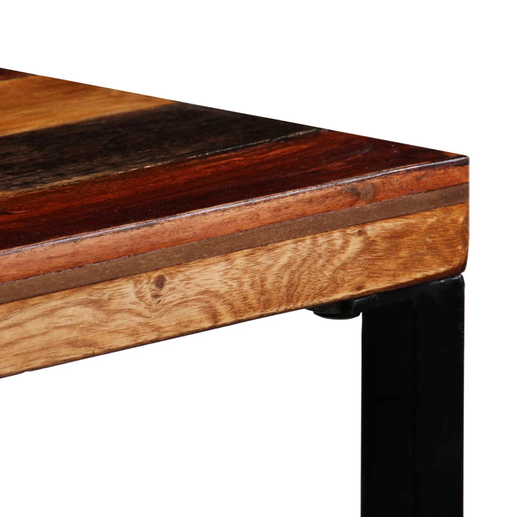 vidaXL Bartafel 70x70x106 cm massief gerecycled hout - Aashly