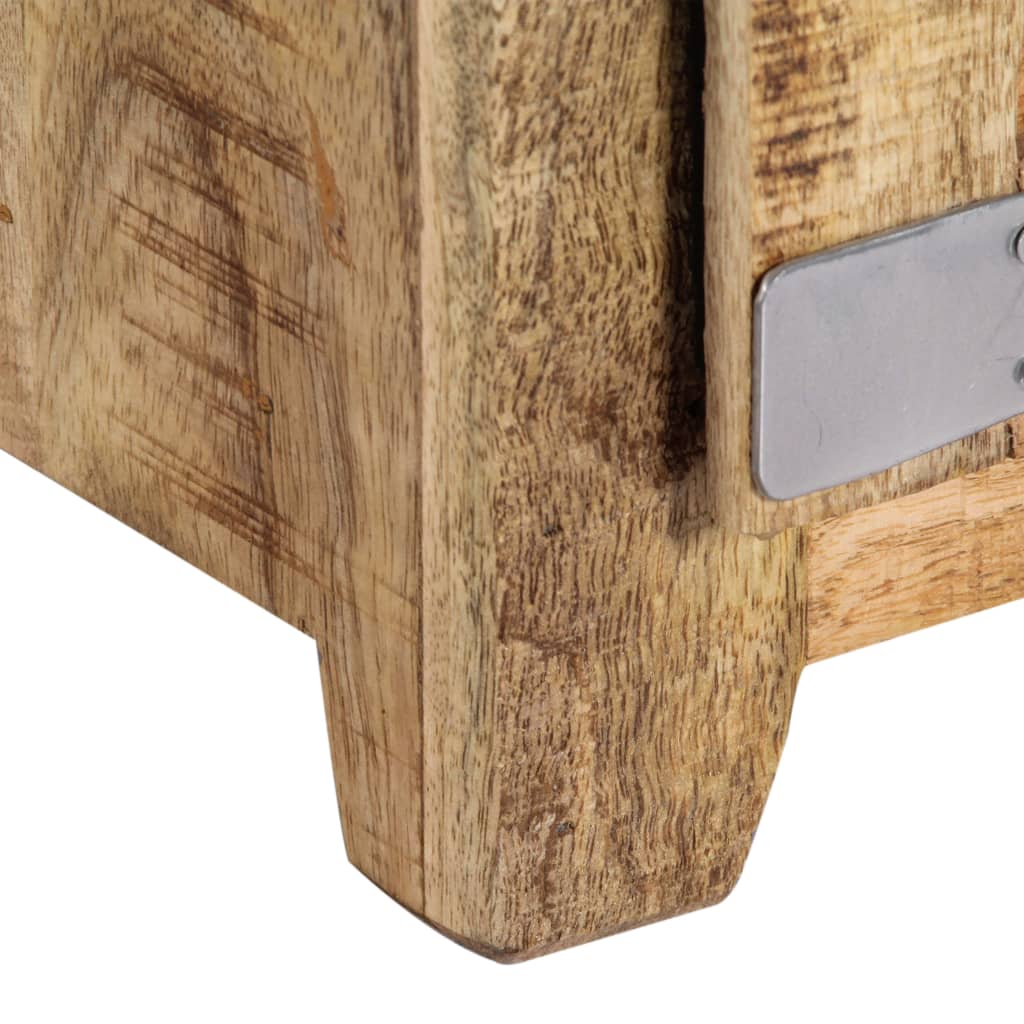 vidaXL Salontafel 67x67x30 cm massief mangohout