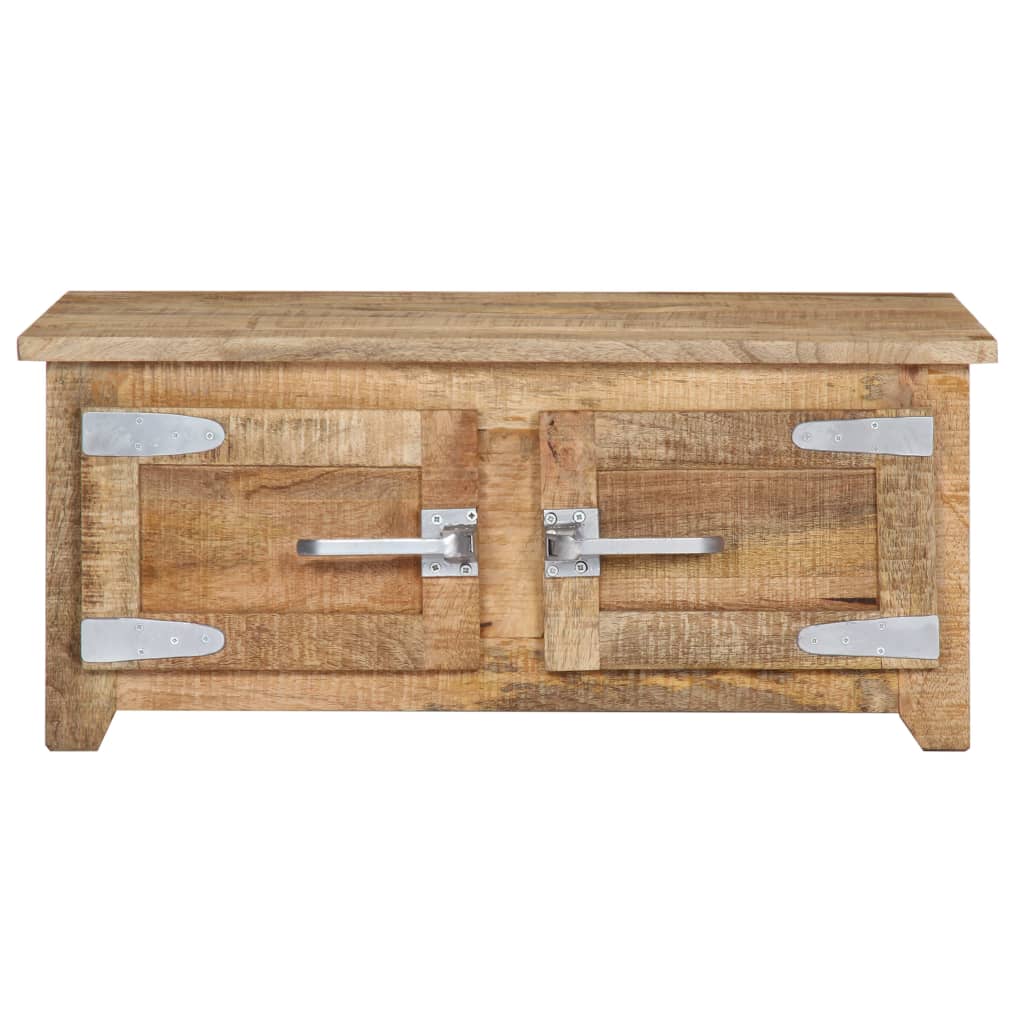 vidaXL Salontafel 67x67x30 cm massief mangohout
