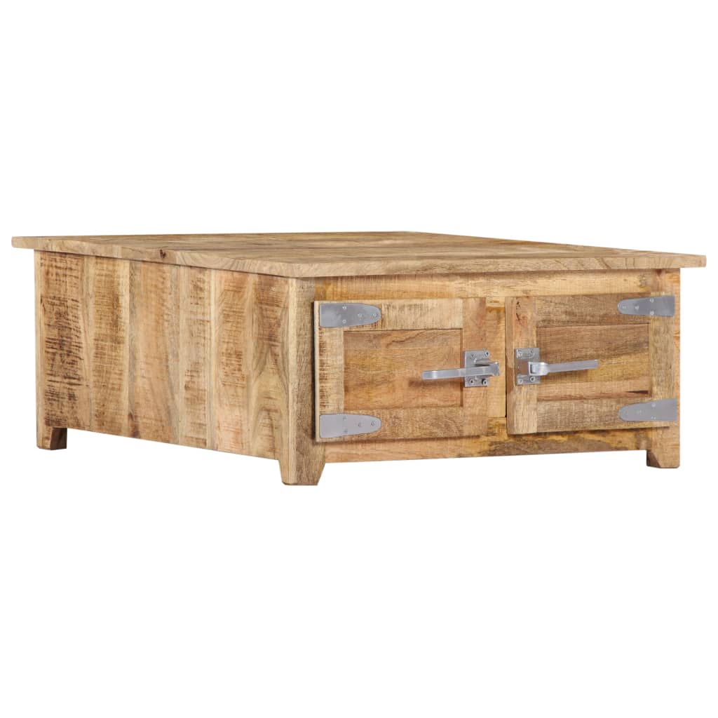 vidaXL Salontafel 67x67x30 cm massief mangohout