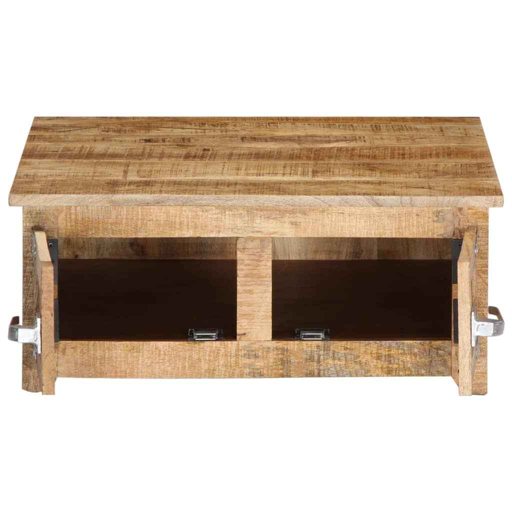 vidaXL Salontafel 67x67x30 cm massief mangohout