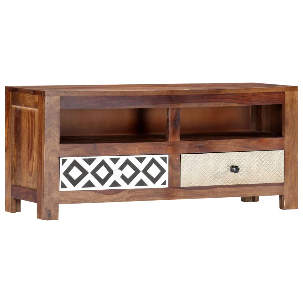 vidaXL Tv-meubel 90x30x40 cm massief acaciahout