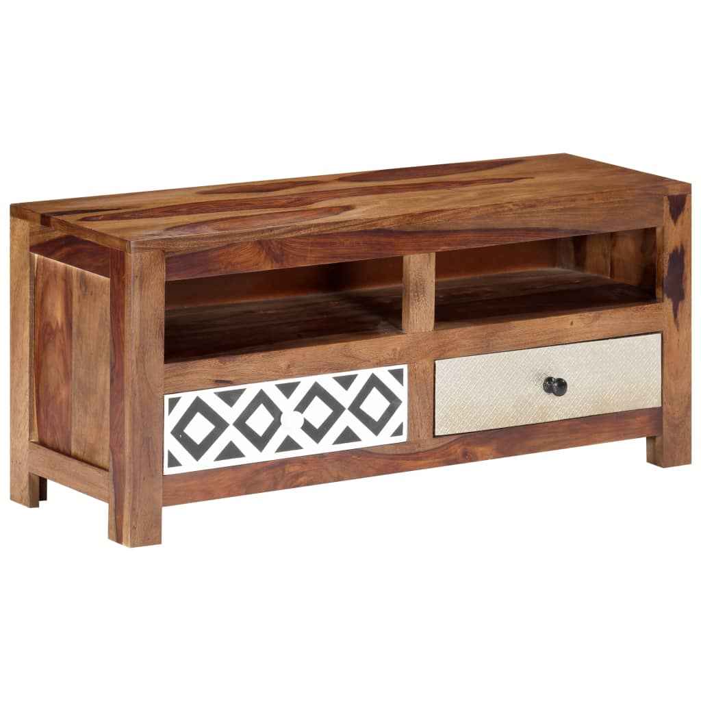 vidaXL Tv-meubel 90x30x40 cm massief acaciahout