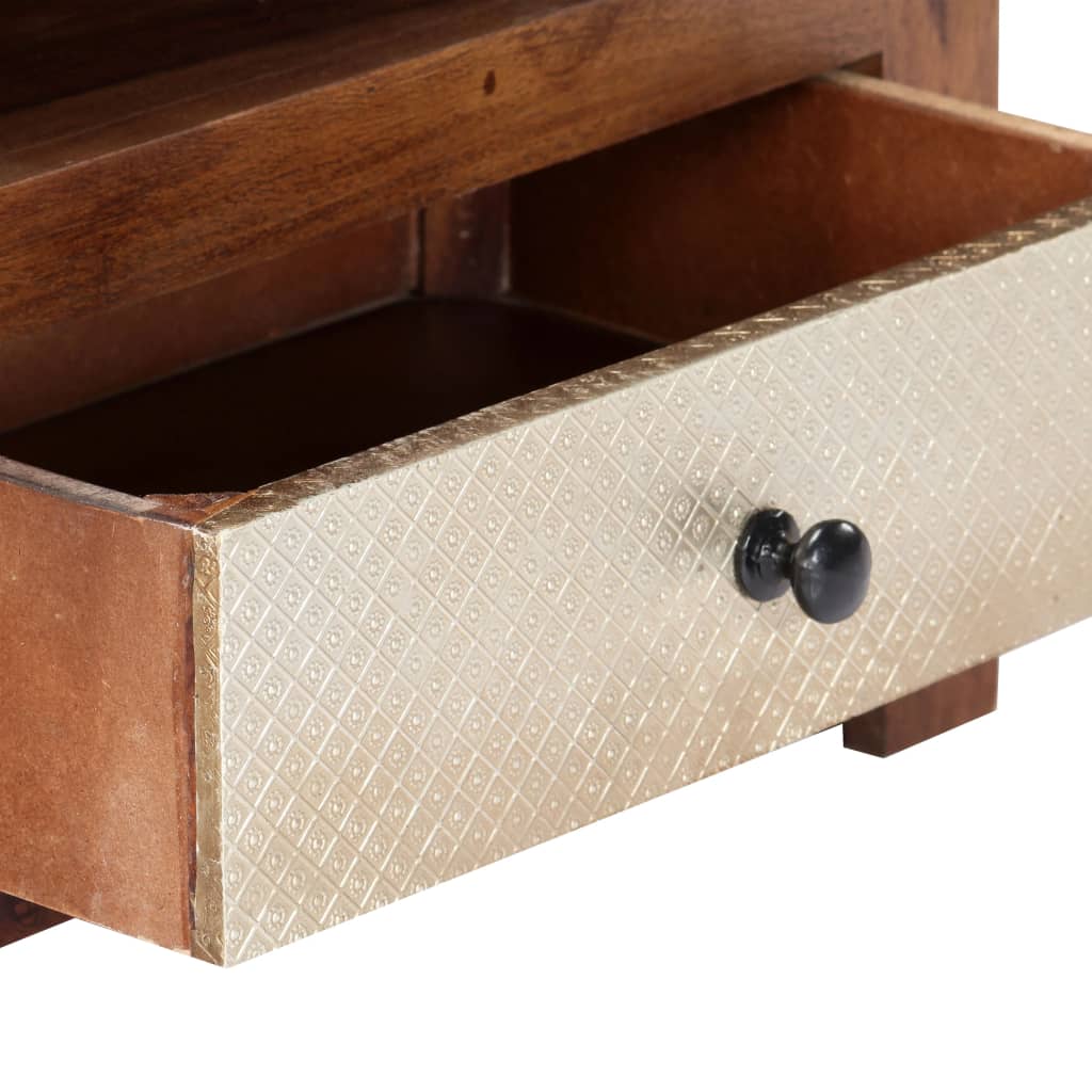 vidaXL Tv-meubel 90x30x40 cm massief acaciahout