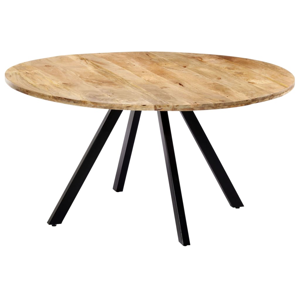 vidaXL Eettafel 110x75 cm massief mangohout - Aashly