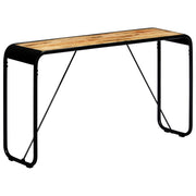 vidaXL Wall Table 140x35x76 cm Solid Rough Mango Wood