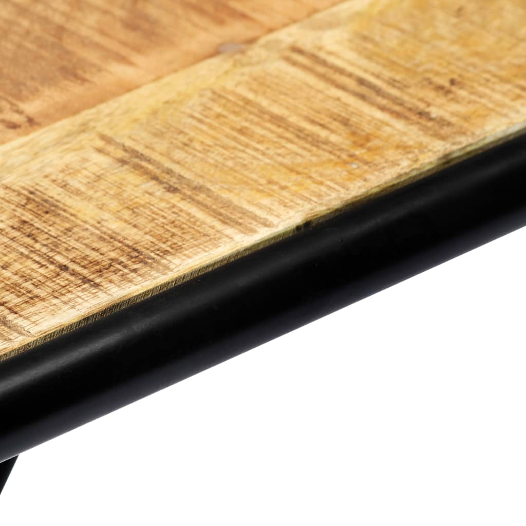 vidaXL Wall Table 140x35x76 cm Solid Rough Mango Wood