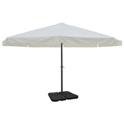 Parasol met draagbare voet aluminium (wit) - Aashly