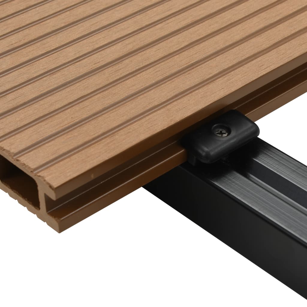 vidaXL Decking Boards HKC with Accessories 26 m² 2.2 m Anthracite
