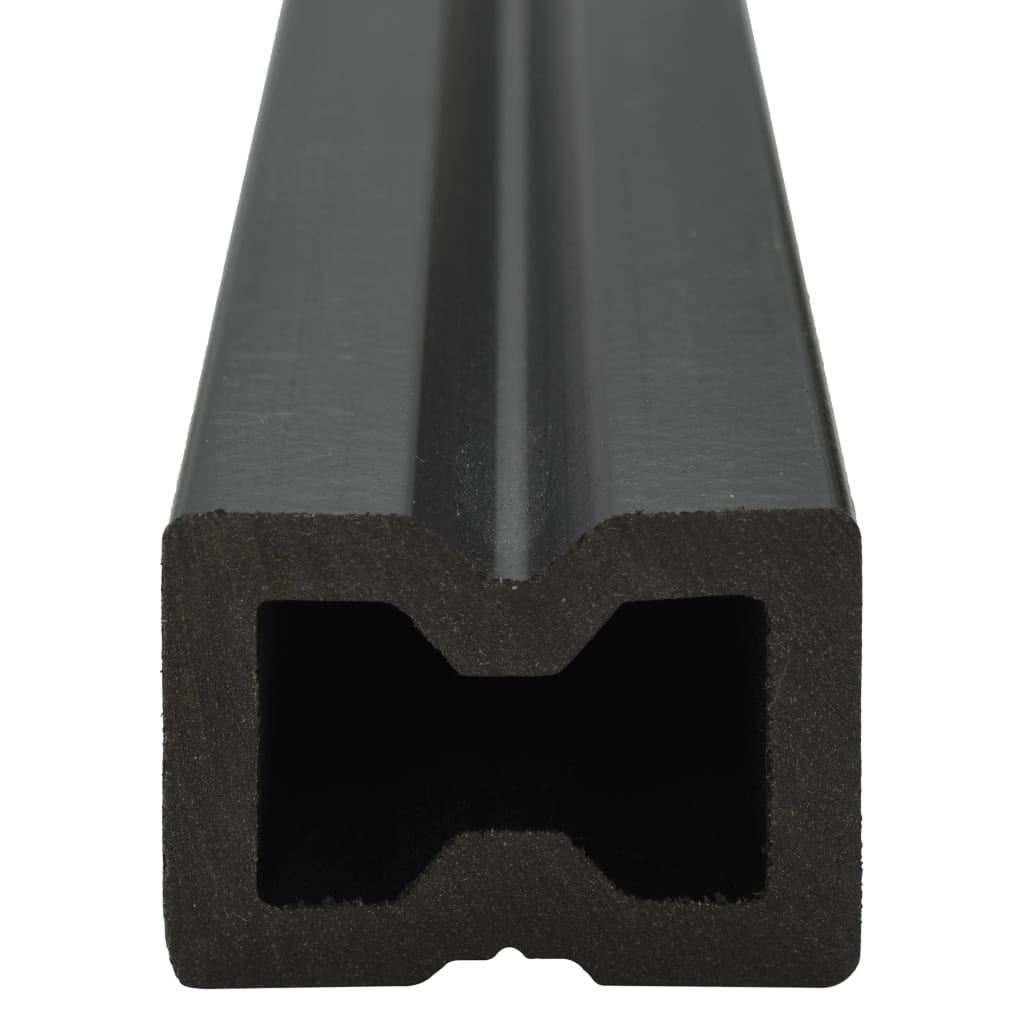 vidaXL Decking Boards HKC with Accessories 26 m² 2.2 m Anthracite