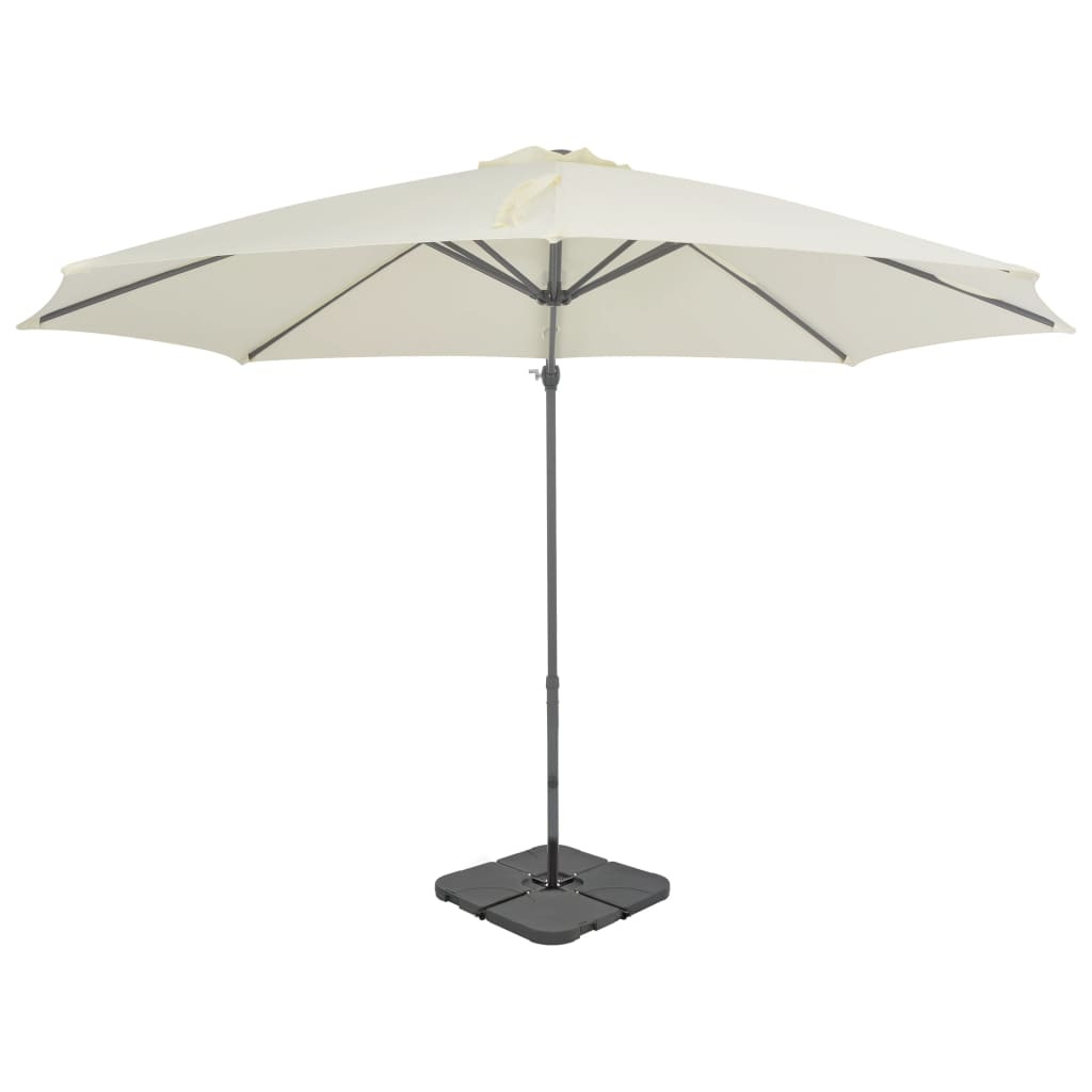 vidaXL Parasol met draagbare voet antracietkleurig - Aashly