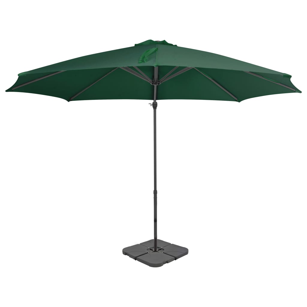 vidaXL Parasol met draagbare voet antracietkleurig - Aashly