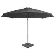 vidaXL Parasol met draagbare voet antracietkleurig - Aashly