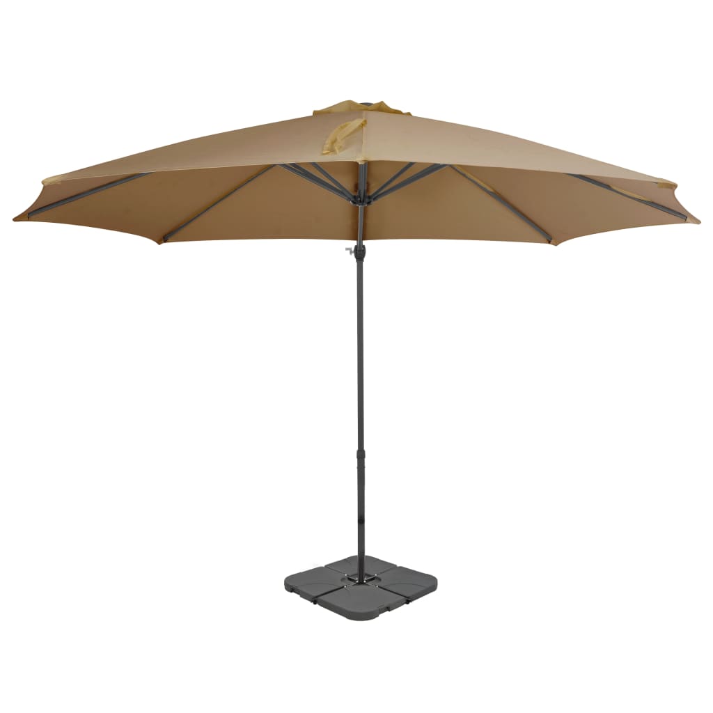 vidaXL Parasol met draagbare voet antracietkleurig - Aashly